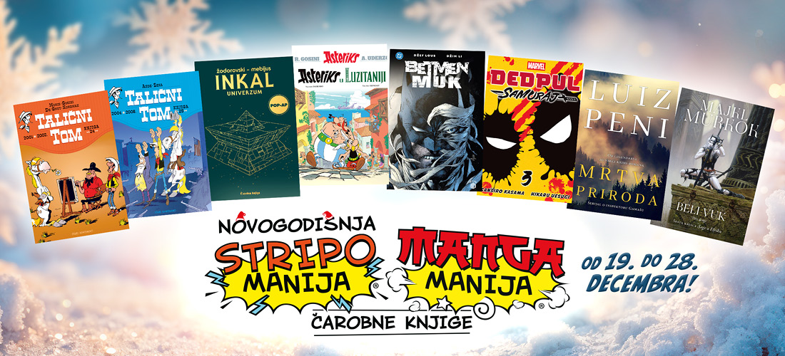 NOVOGODIŠNJA STRIPOMANIJA I MANGAMANIJA 2025!